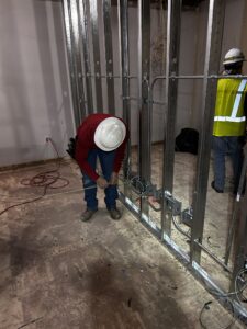 commercial outlet installation