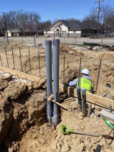 Electrical service feeder pipes